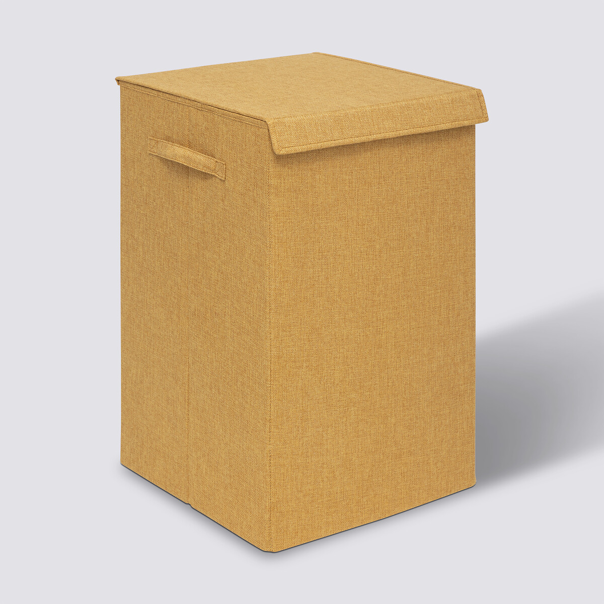 Panier à linge 74l, jaune moutarde Colorama