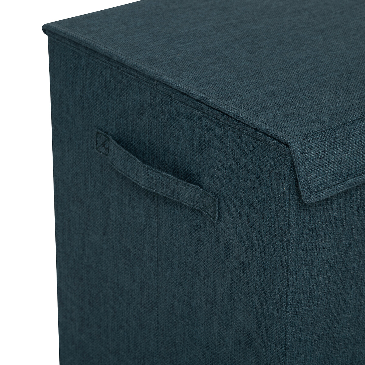 Panier à linge 74l, bleu pétrole Colorama