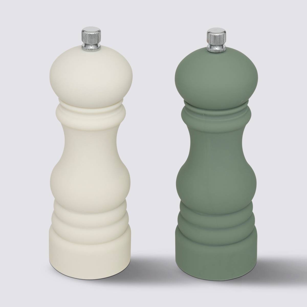 2 moulins à épices soft touch, 14,5 cm Sensia