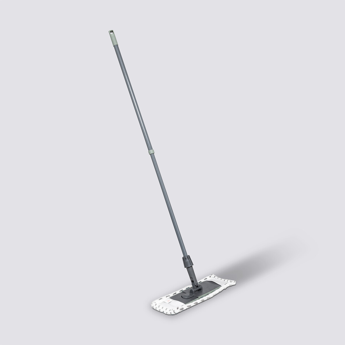 Balai mop téléscopique microfibre, gris 