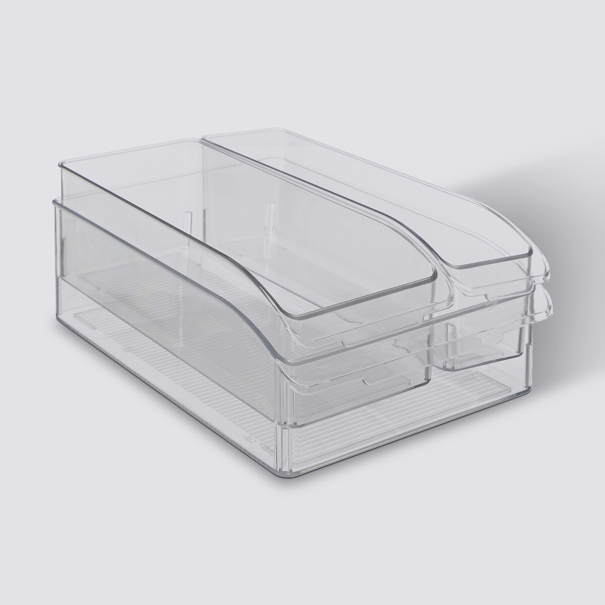 3 bacs de rangements réfrigérateur, transparent Smart fridge