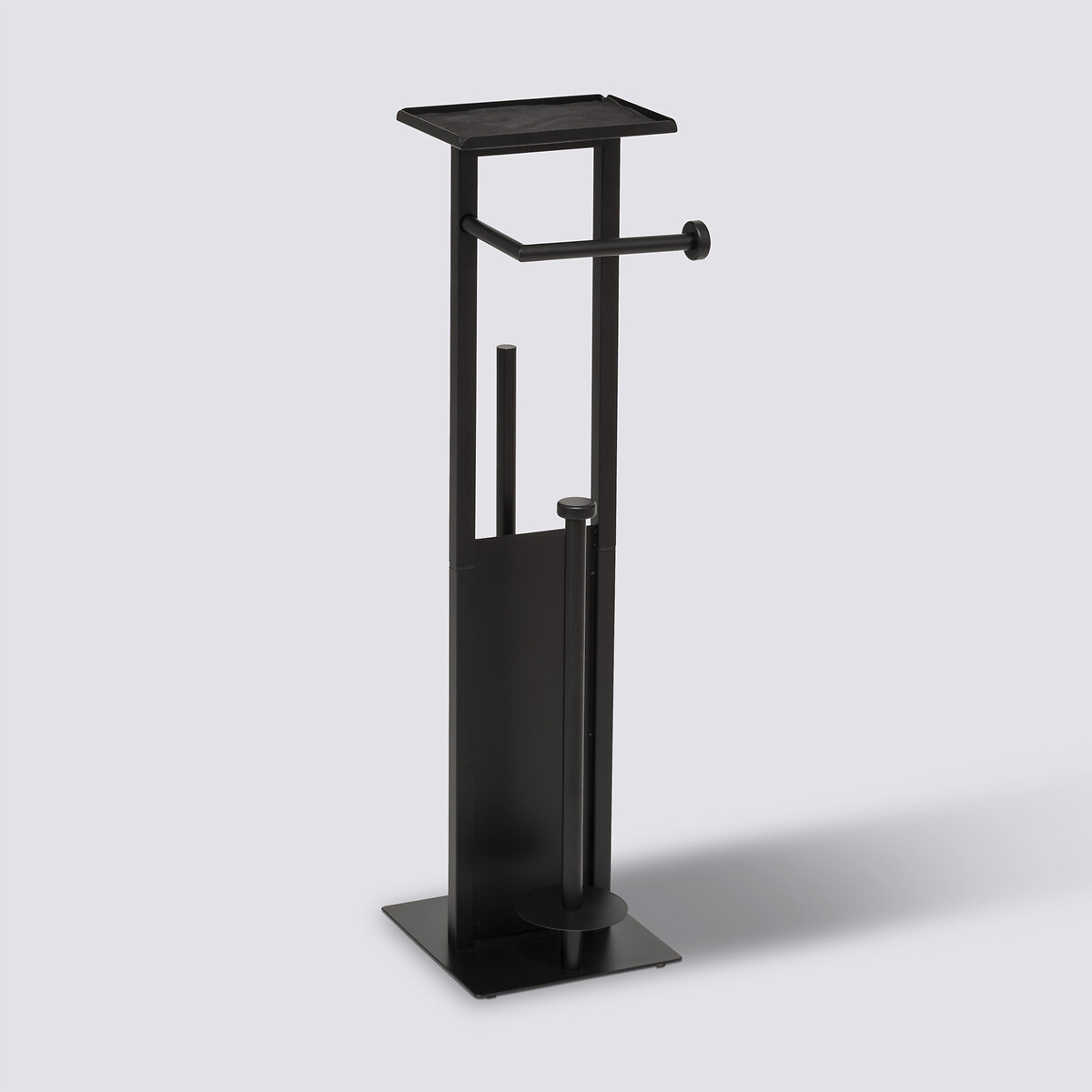 Dérouleur avec réserve et brosse, noir Glass