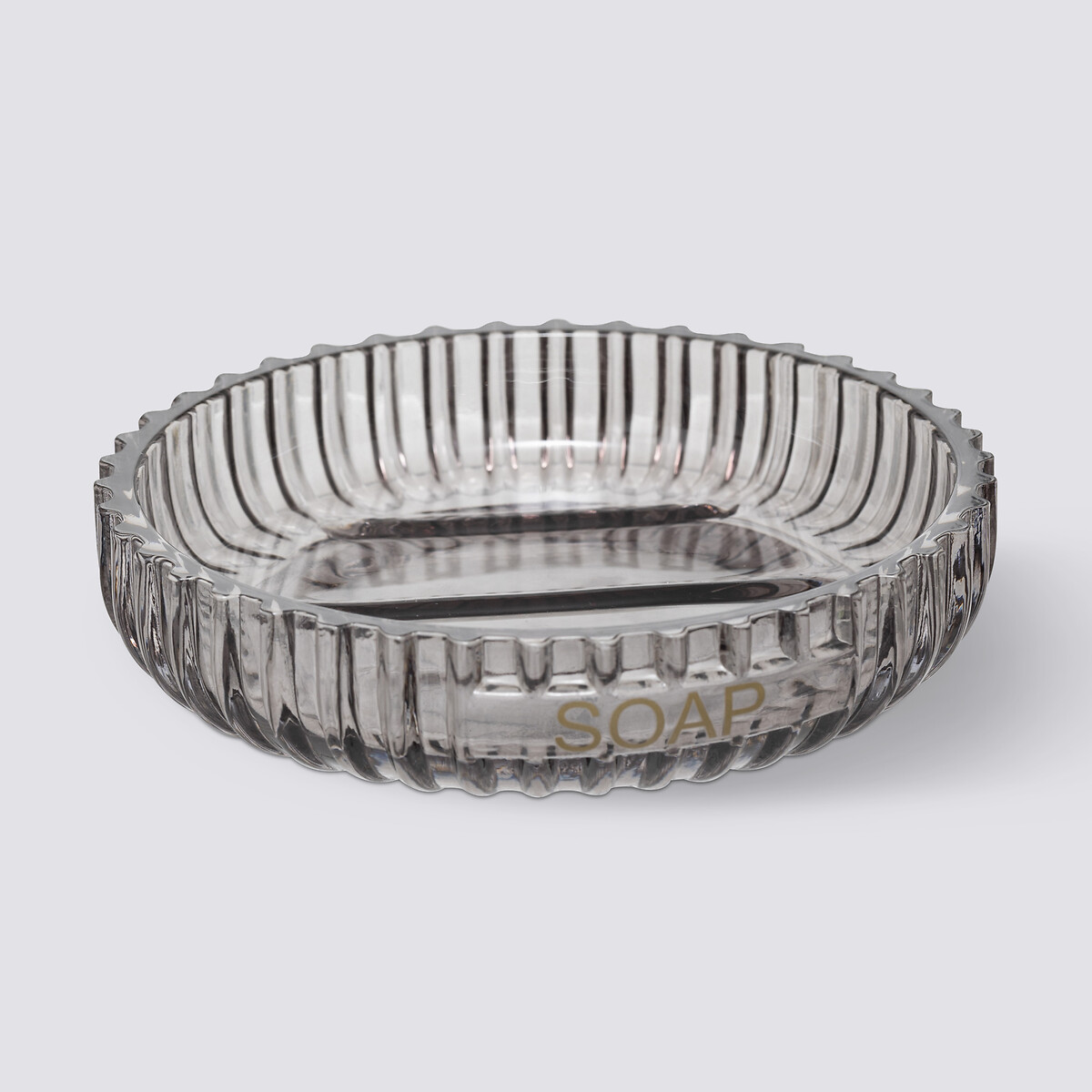 Porte-savon, gris Glass