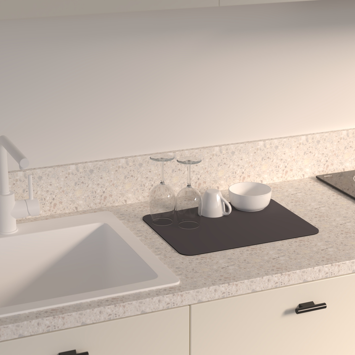 Tapis de vaisselle diatomite, 40x30 cm 