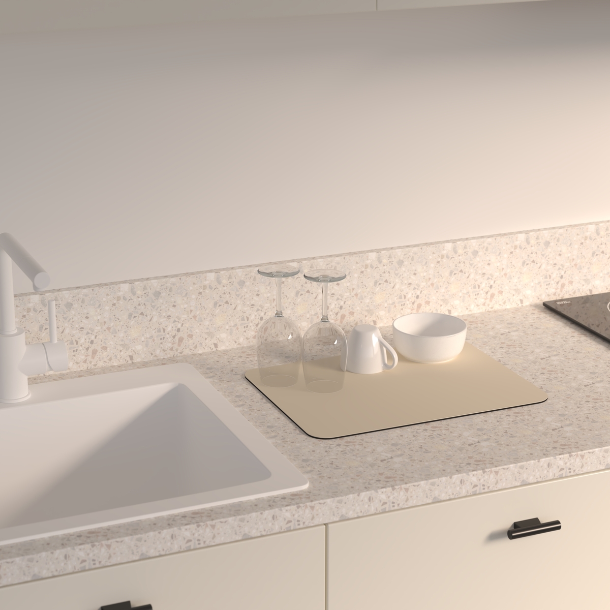 Tapis de vaisselle diatomite, 40x30 cm 