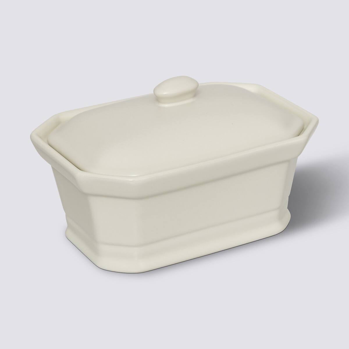 Terrine à foie gras céramique, blanc