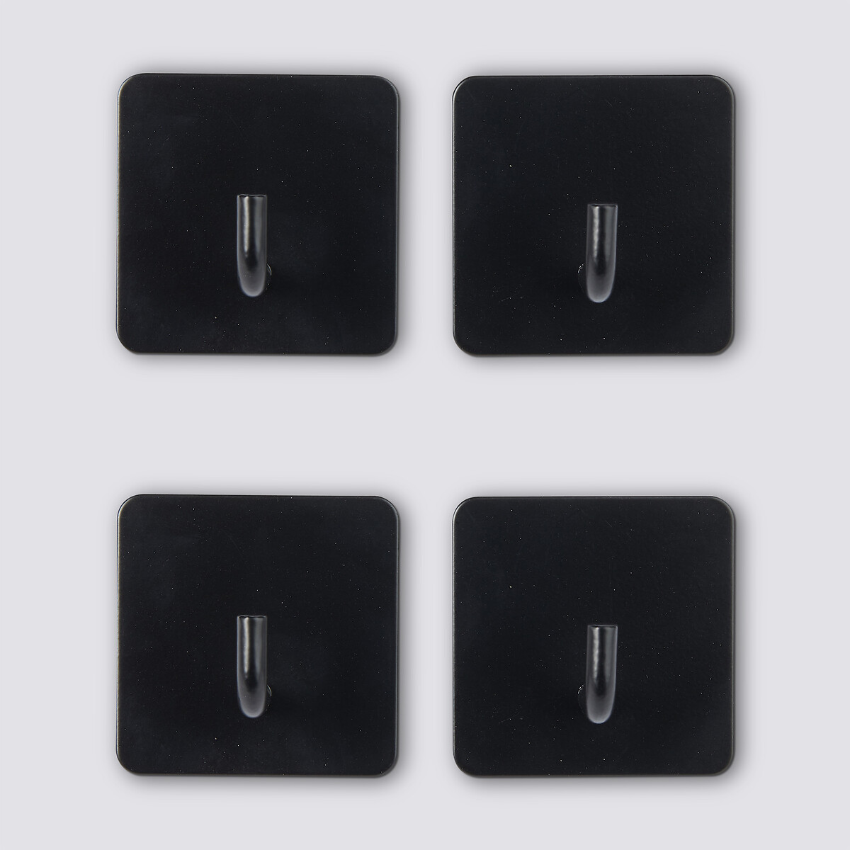 Lot de 4 patères adhésives 1 tête Stiky
