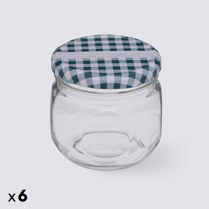 Lot de 6 pots à confiture 0,3l Jarro