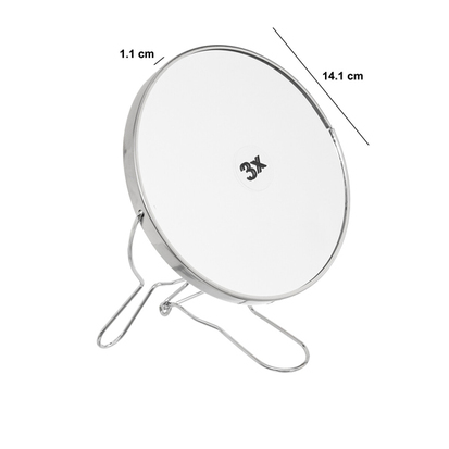 Miroir grossissant rond à poser, d. 14,1 cm 