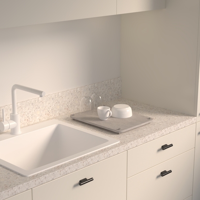 Tapis diatomite 40x30 cm, gris 