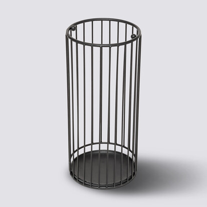 Porte-parapluie avec récupérateur d'eau, métal Metty