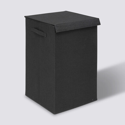 Panier à linge 74l, noir Colorama