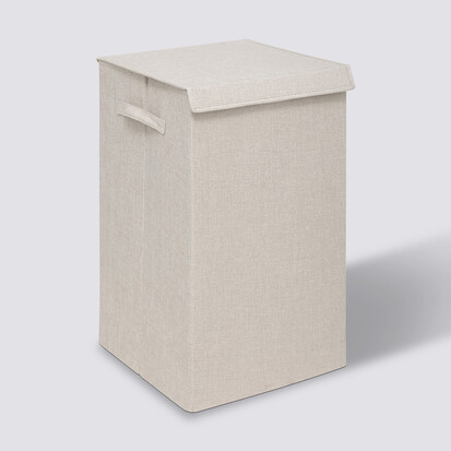 Panier à linge 74l, lin Colorama