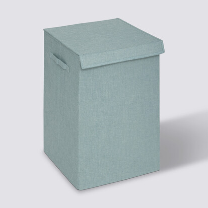 Panier à linge 74l, bleu artic Colorama