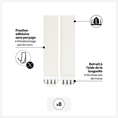 Bande de fixation murale sans perçage 