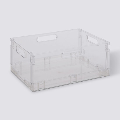 Boite de rangement pliable et empilable, 22l Fold'n box