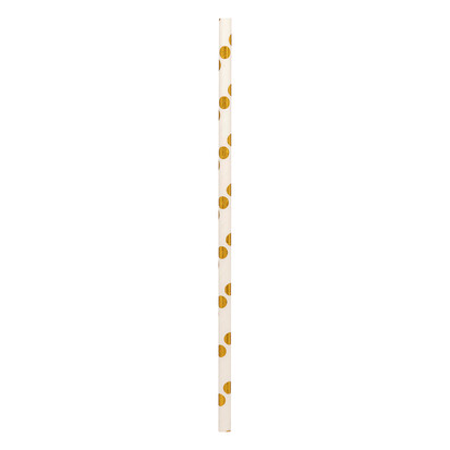 100 pailles en papier kraft 