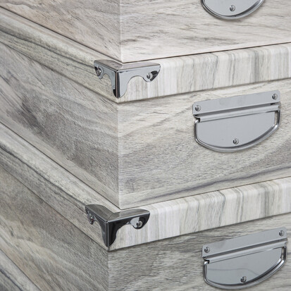 6 boites de rangement, multicolore Box'