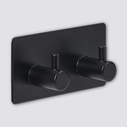 Patère adhésive 2 têtes Stiky