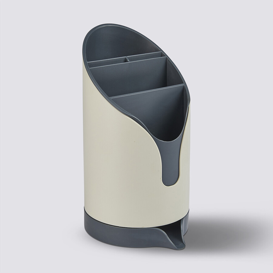 Egouttoir à couverts, beige Néo