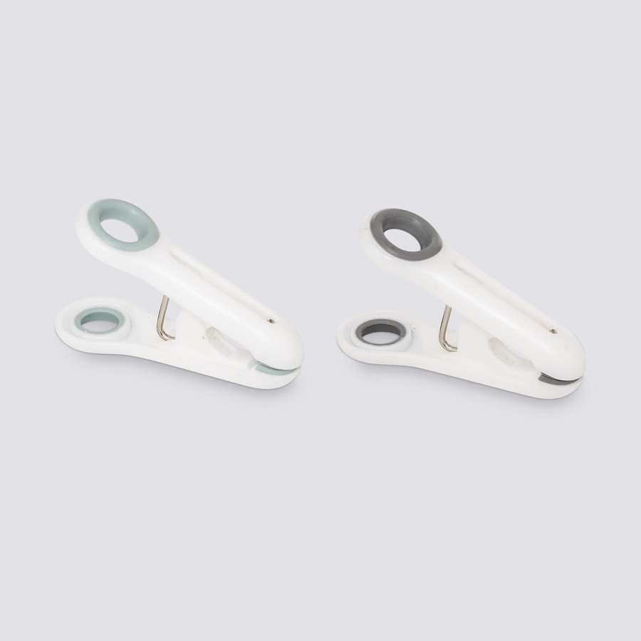 24 pinces à linge, blanc