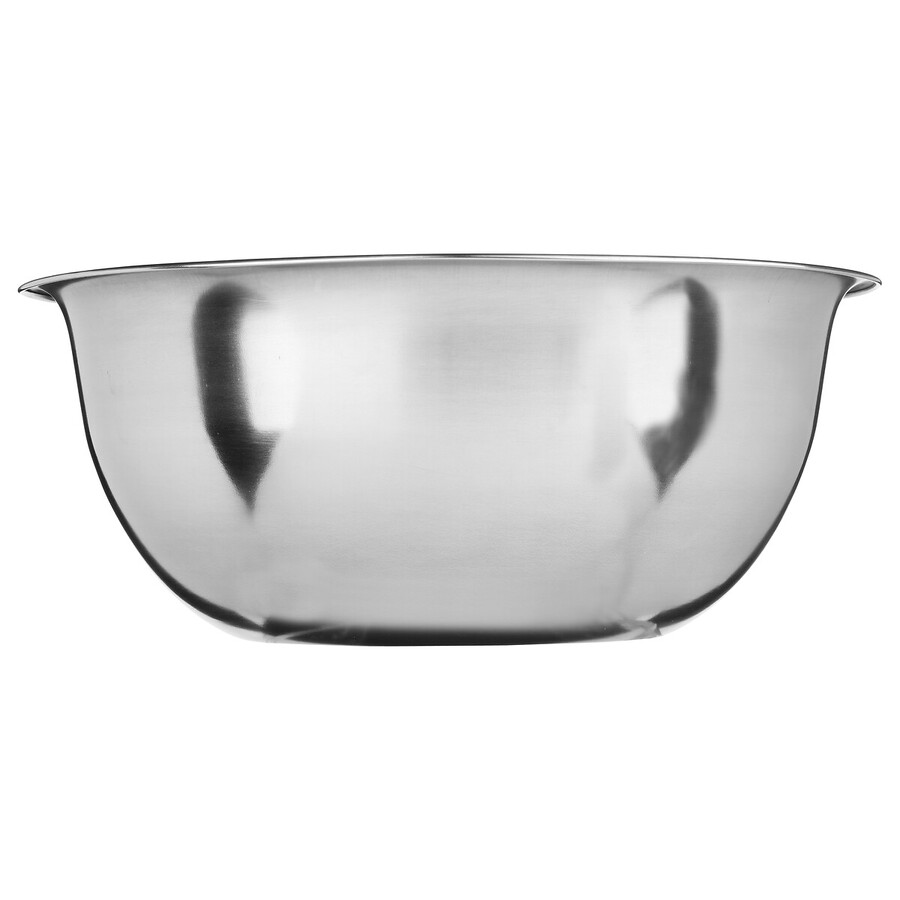 3 bols à mixer, inox - gris