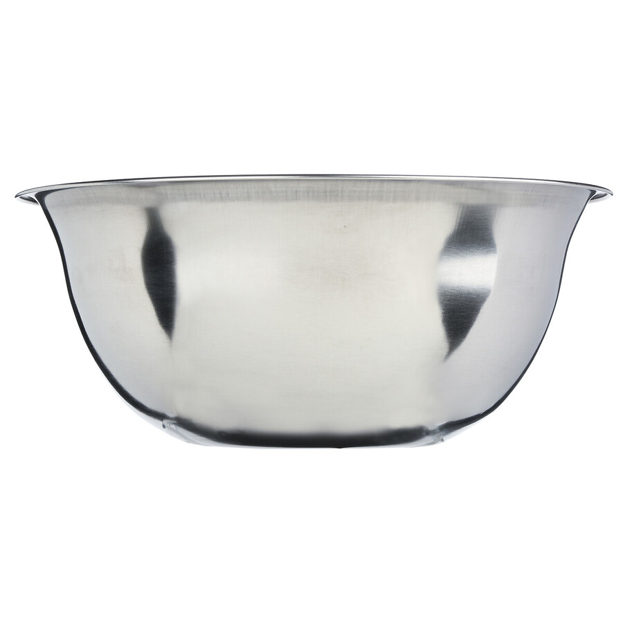 3 bols à mixer, inox - gris