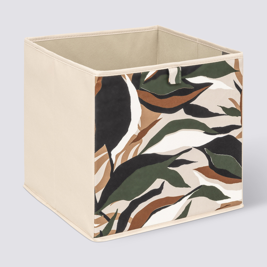 Boite de rangement 31x31 cm, beige 