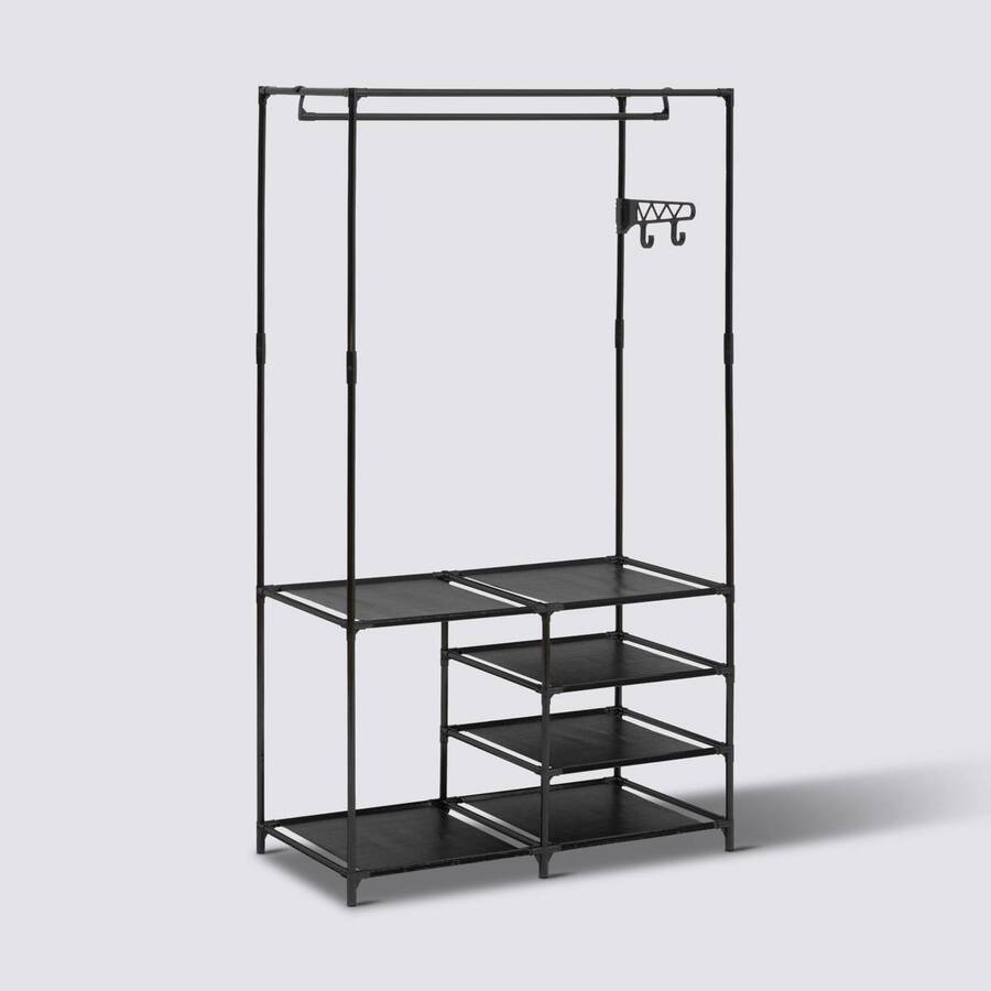 Portant à vêtements 4 niveaux métal Intissa