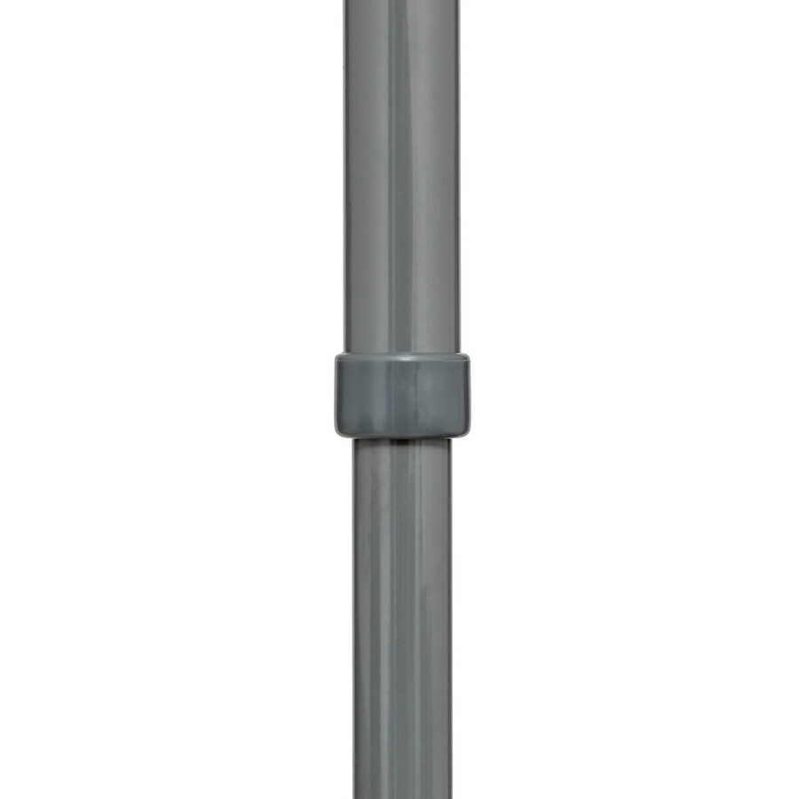 Plumeau orientable avec manche téléscopique, gris 