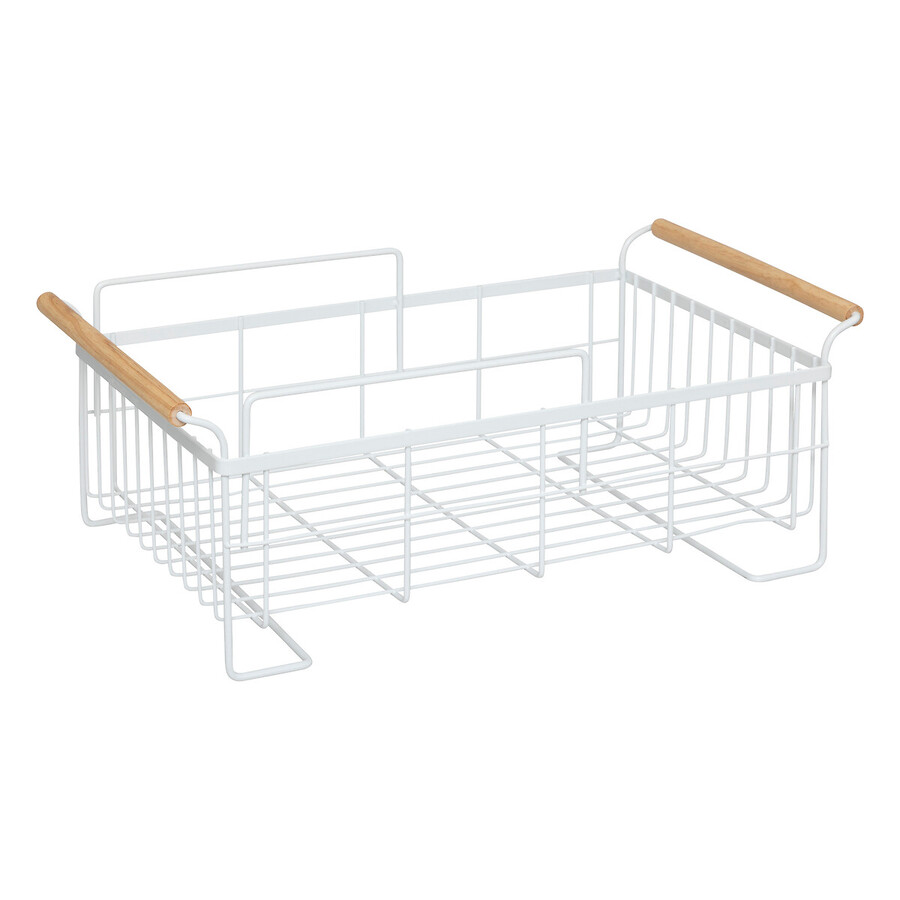Égouttoir 2 niveaux, blanc Naturéo