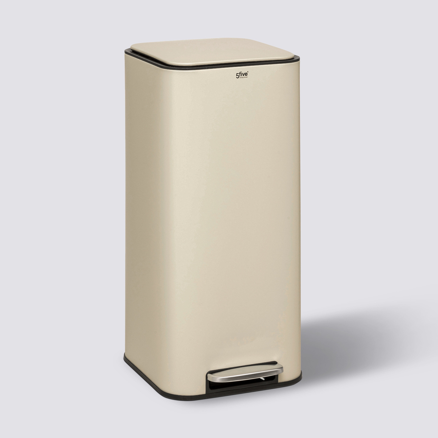 Poubelle métal 30l, argile Delta