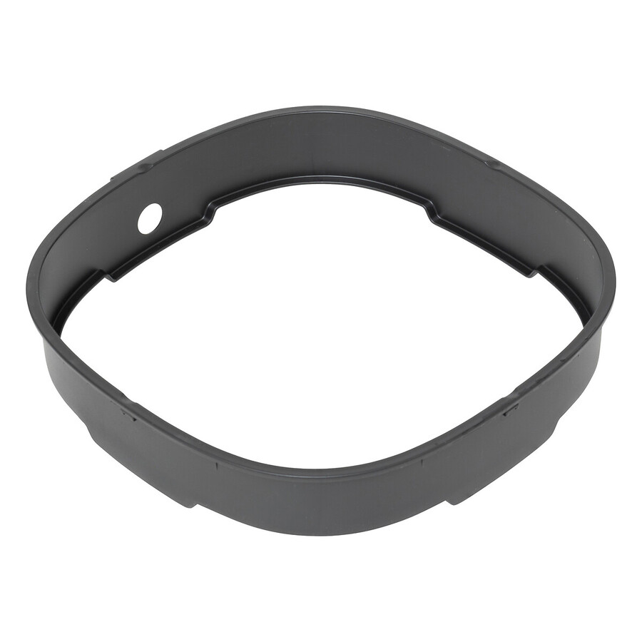 Poubelle métal 50l avec ouverture pression, noir 