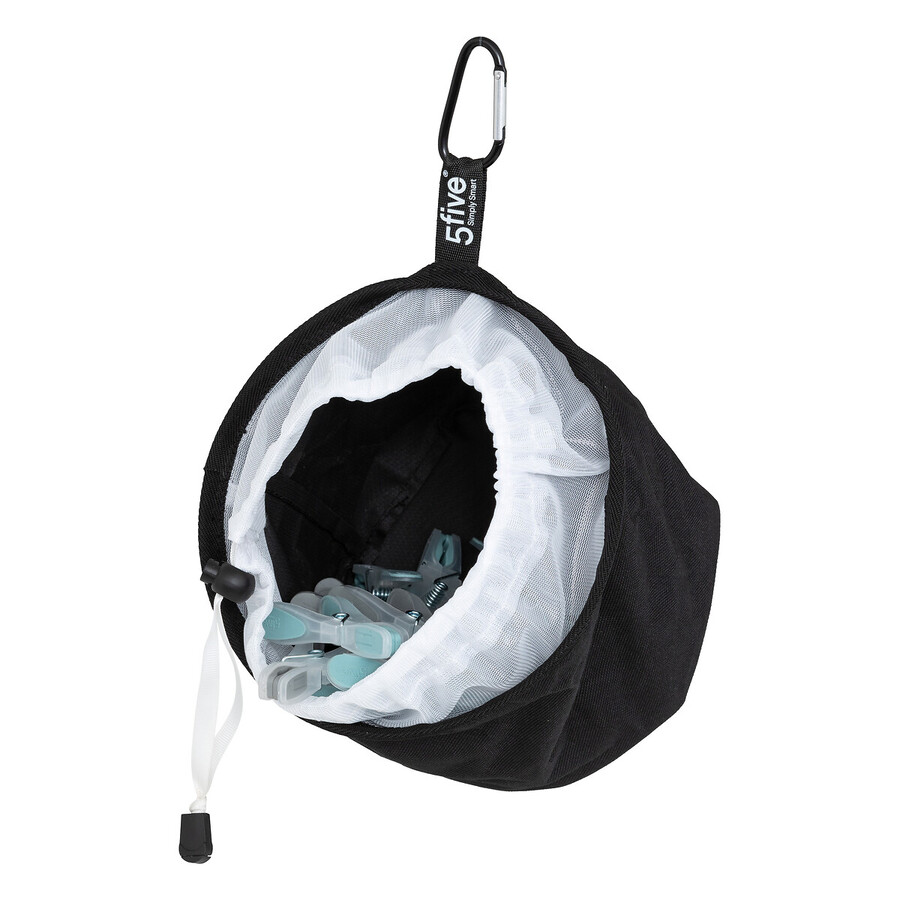 24 pinces à linge avec sac de rangement 