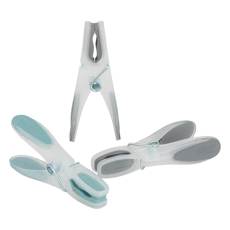 24 pinces à linge avec sac de rangement 