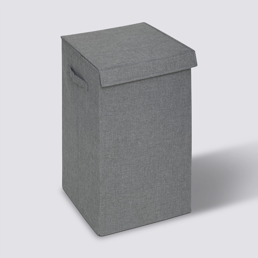 Panier à linge 74l, gris Colorama