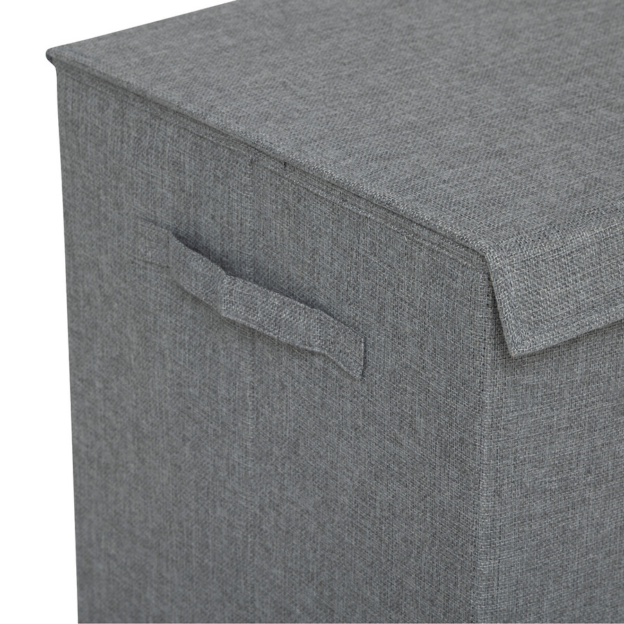 Panier à linge 74l, gris Colorama