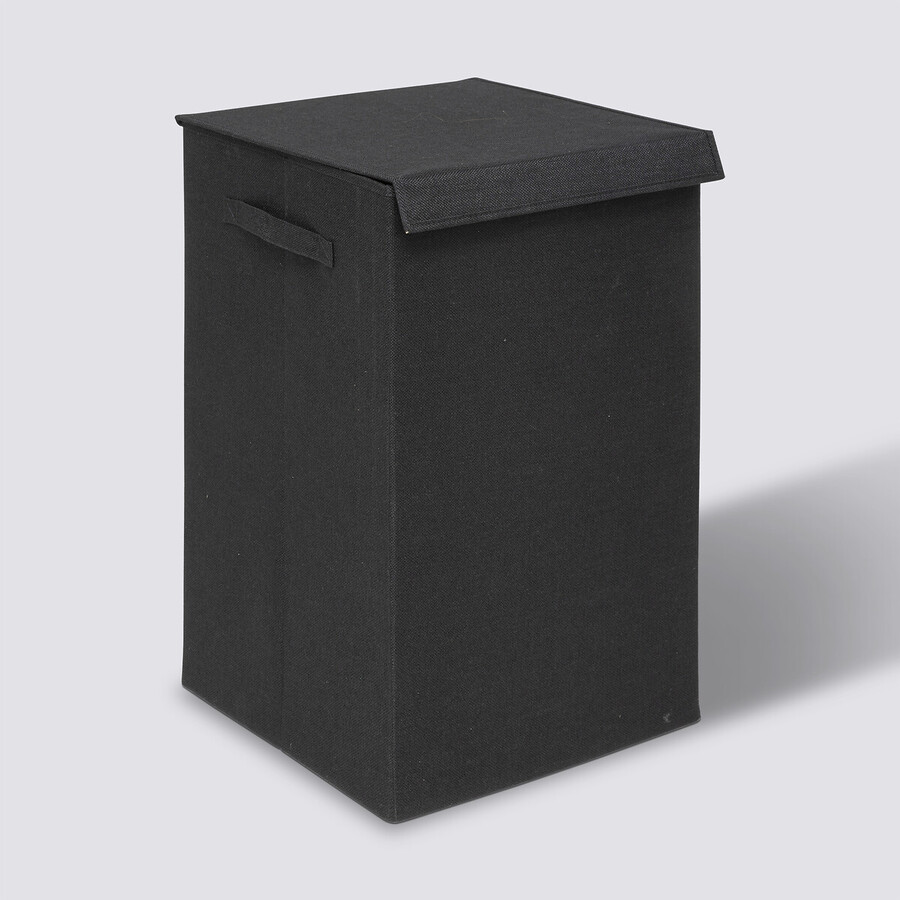 Panier à linge 74l, noir Colorama