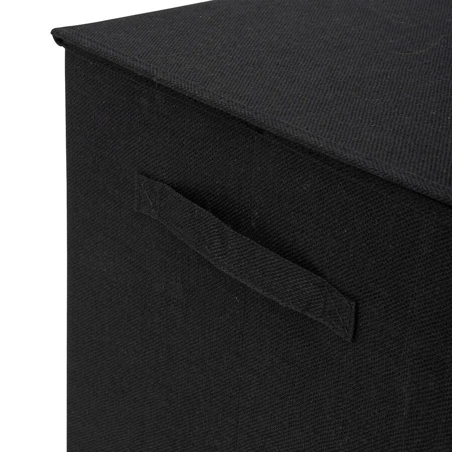 Panier à linge 74l, noir Colorama