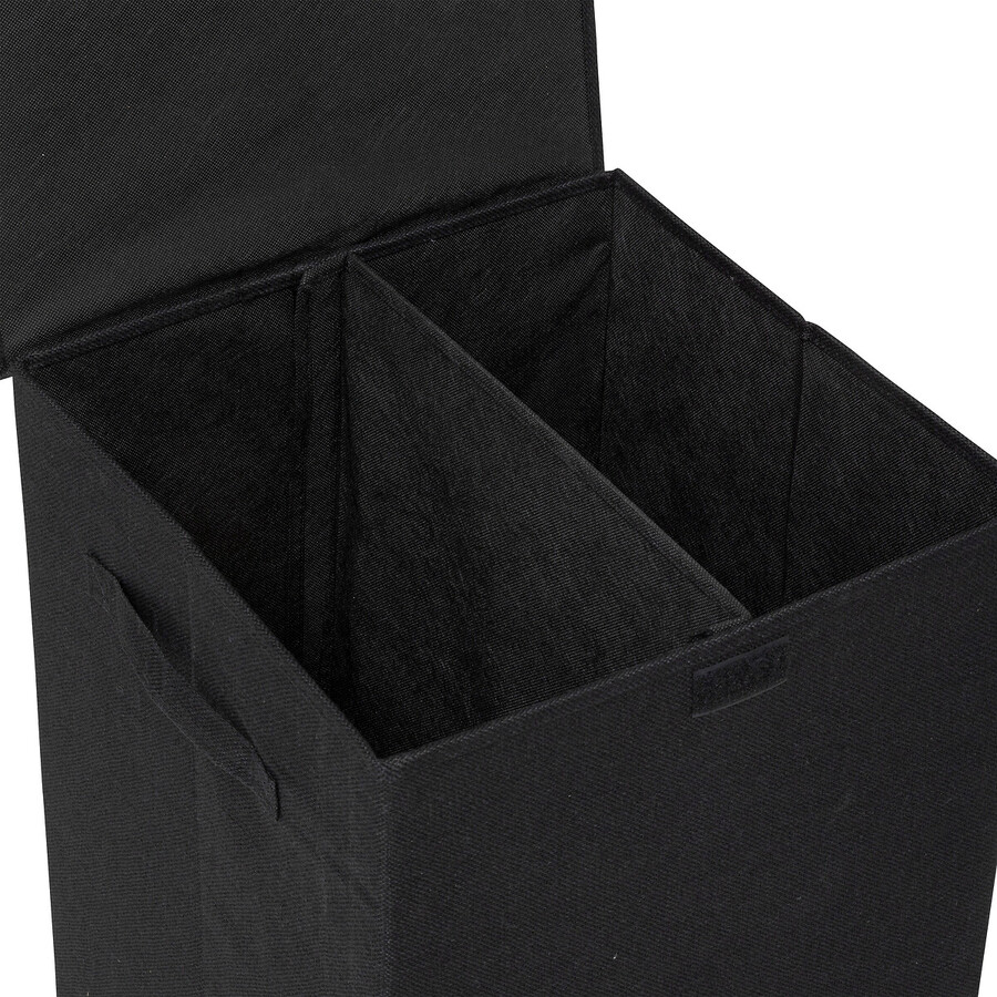 Panier à linge 74l, noir Colorama