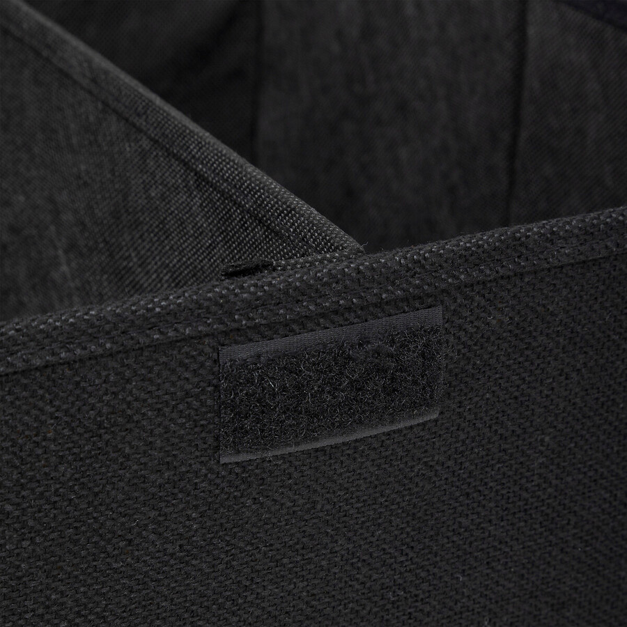 Panier à linge 74l, noir Colorama