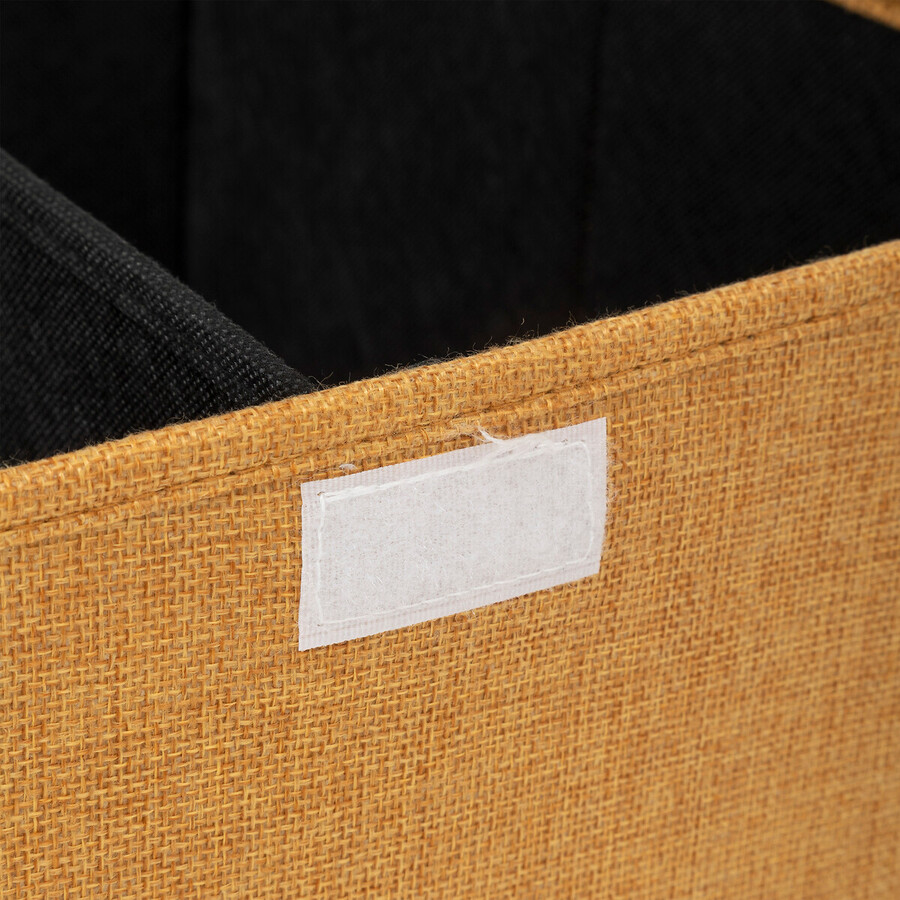 Panier à linge 74l, jaune moutarde Colorama