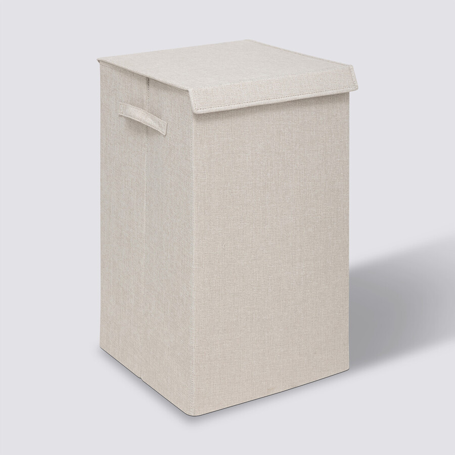 Panier à linge 74l, lin Colorama