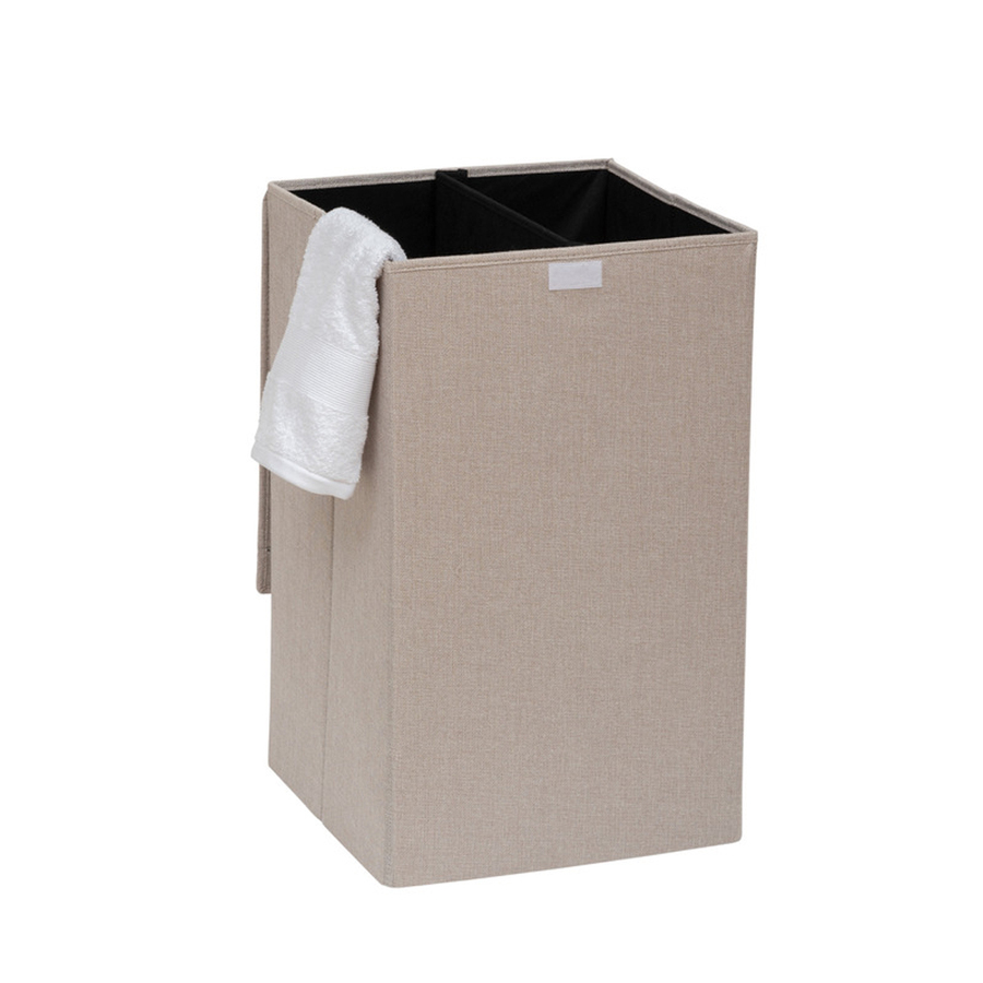 Panier à linge 74l, lin Colorama
