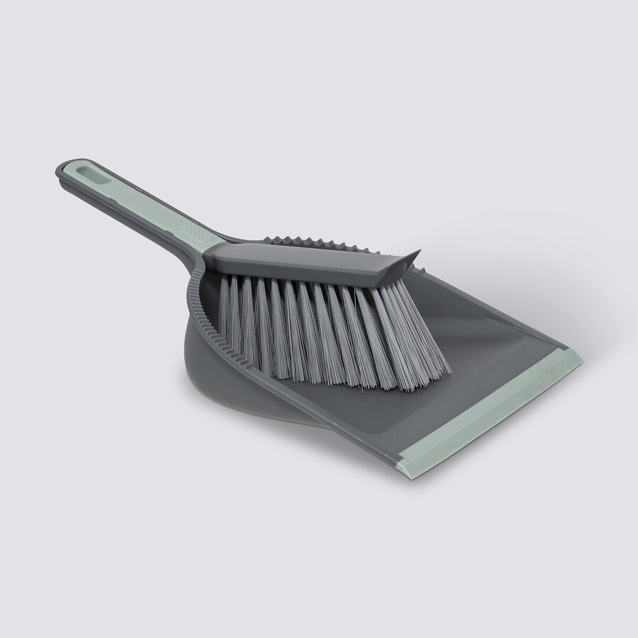 Ensemble pelle/balayette, gris 