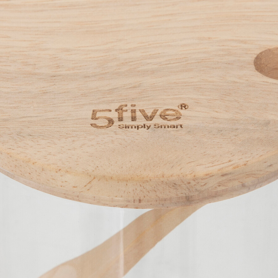 Sucrier en verre couvercle hévéa 0,4l Hermet