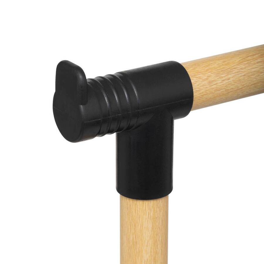 Portant à vêtements double métal et plastique Woody