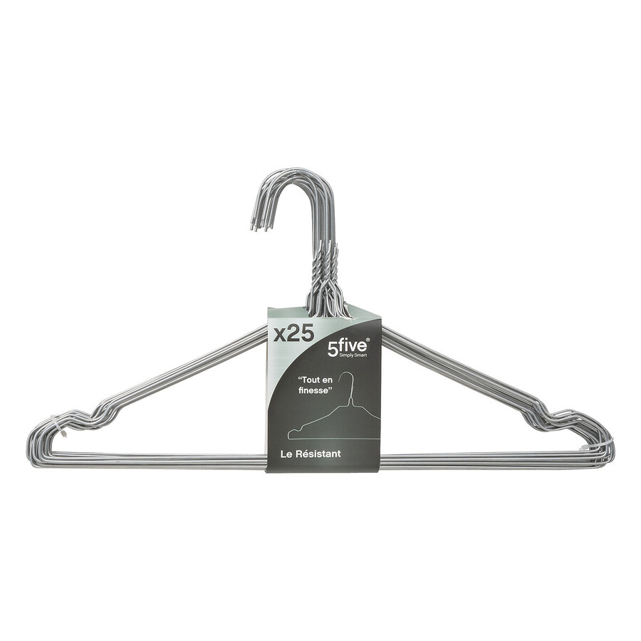 Lot de 25 cintres métal Hang'up
