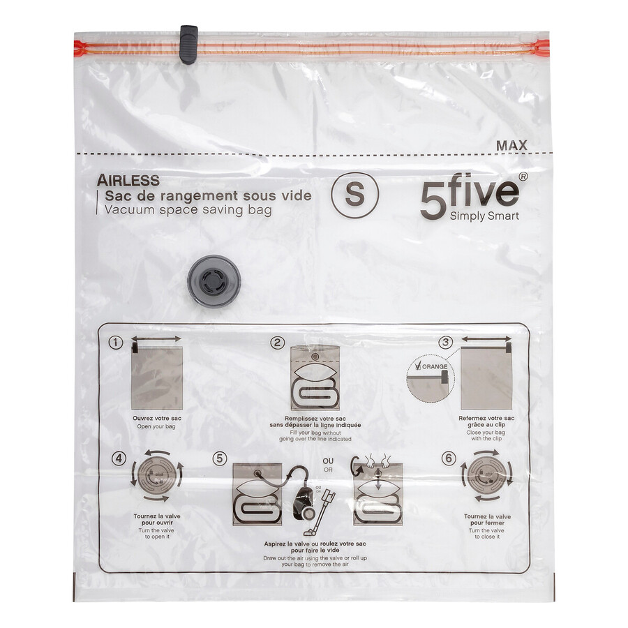 5 sacs compresseurs parfumés Airless