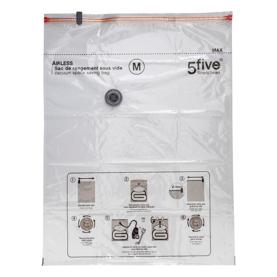 5 sacs compresseurs parfumés Airless